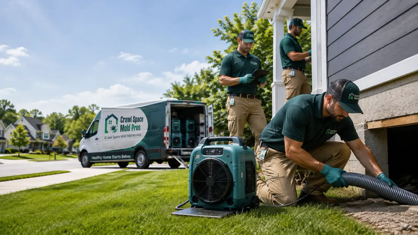 Crawl Space Mold Removal in Lake City, CA